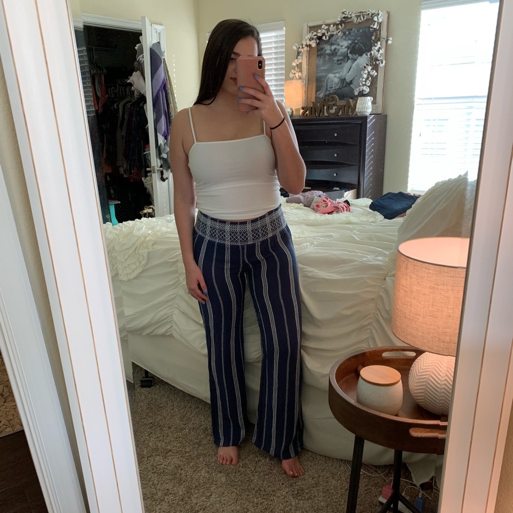 Indigo rein palazzo pants, worn once